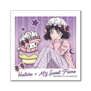 [Pretty Soldier Sailor Moon] Series x Sanrio Characters Die-cut Sticker Mini Hotaru Tomoe x My Sweet Piano (Anime Toy)