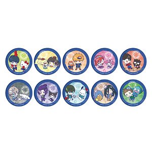 缶バッジ 「TVアニメ『ブルーロック』×サンリオキャラクターズ」 01 ボックス (ミニキャライラスト) (10個セット) (キャラクターグッズ)