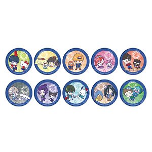 Can Badge [TV Animation [Blue Lock] x Sanrio Characters] 01 Box (Mini Chara Illustration) (Set of 10) (Anime Toy)