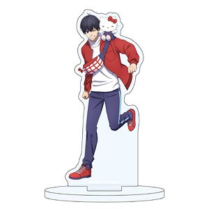 Chara Acrylic Figure [TV Animation [Blue Lock] x Sanrio Characters] 01 Yoichi Isagi x Hello Kitty (Especially Illustrated) (Anime Toy)