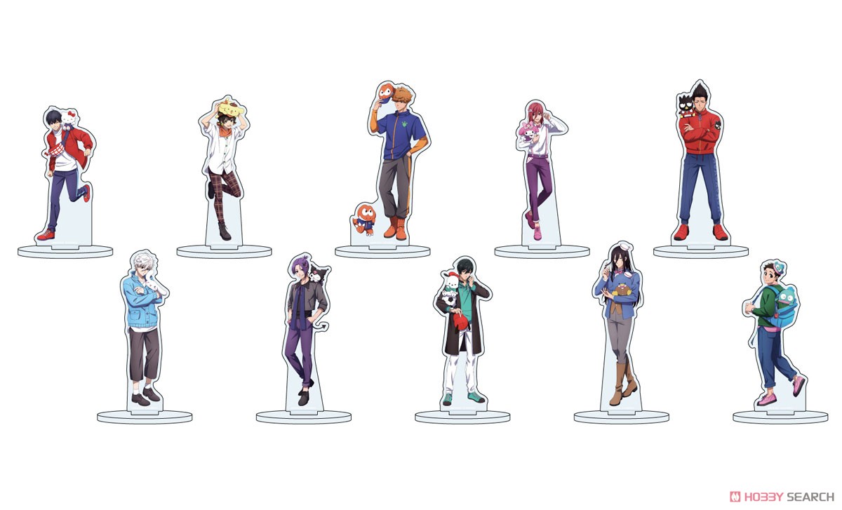 Chara Acrylic Figure [TV Animation [Blue Lock] x Sanrio Characters] 03 Rensuke Kunigami x We Are Dinosaurs! (Especially Illustrated) (Anime Toy) その他の画像1