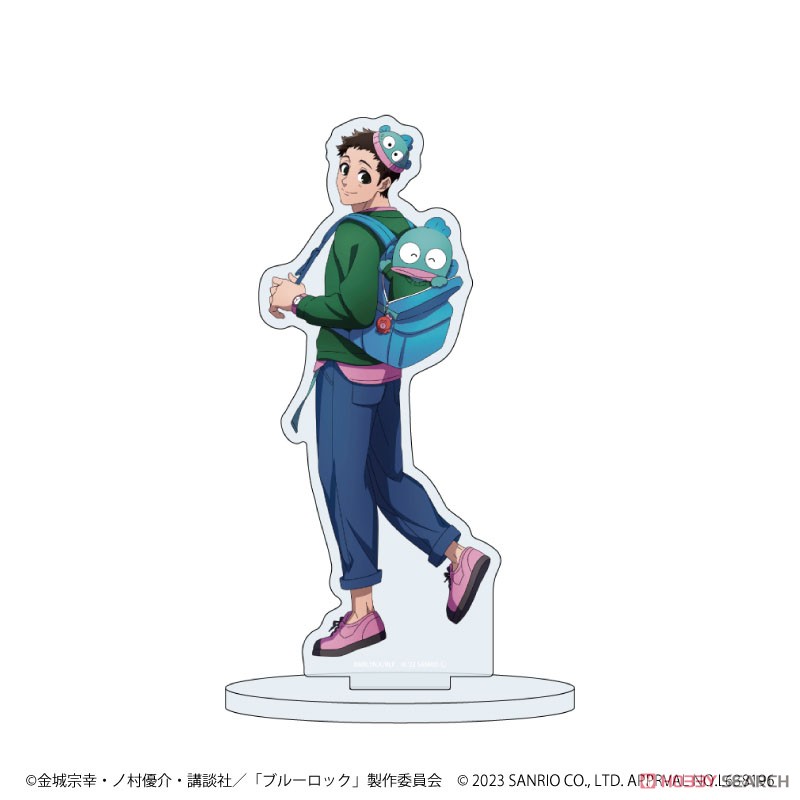 キャラアクリルフィギュア 「TVアニメ『ブルーロック』×サンリオキャラクターズ」 10 時光青志×ハンギョドン (描き下ろしイラスト) (キャラクターグッズ) 商品画像1