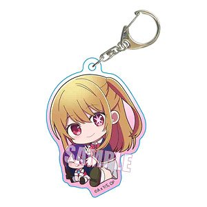 Gyugyutto Acrylic Key Ring [Oshi no Ko] Ruby (School Uniform) (Anime Toy)