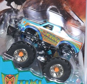 モンスター トラック Tiki Terror ブラックタイヤエディション ブルー (ミニカー)