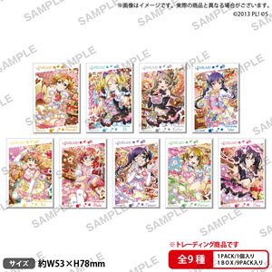 ラブライブ！スクールアイドルフェスティバル しかくい缶バッジコレクション μ`s キャットツインテールver. (9個セット) (キャラクターグッズ)
