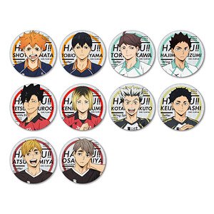 ハイキュー!! 缶バッジ (10個セット) (キャラクターグッズ)