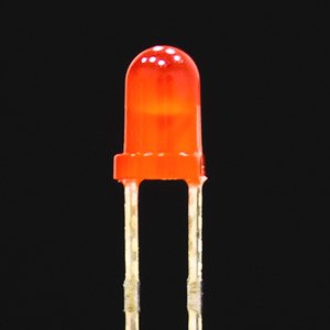 High Brightness LED Red 3mm (Set of 6) (Material)
