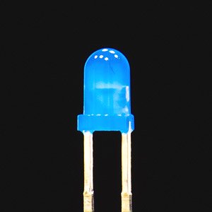 High Brightness LED Blue 3mm (Set of 6) (Material)