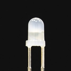 高輝度LED 電球色 3mm (6個) (電飾)
