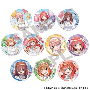 五等分の花嫁 トレーディング缶バッジ バルーン (10個セット) (キャラクターグッズ)