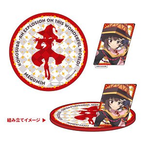 KonoSuba : An Explosion on This Wonderful World! Acrylic Diorama Coaster A : Megumin (Anime Toy)