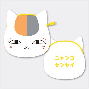 夏目友人帳 ニャンコ先生 モフモフミニポーチ A：にこり (キャラクターグッズ)