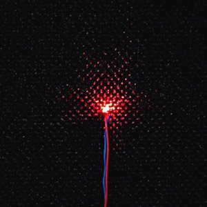 Corded Chip LED Red (Set of 6) (Material)