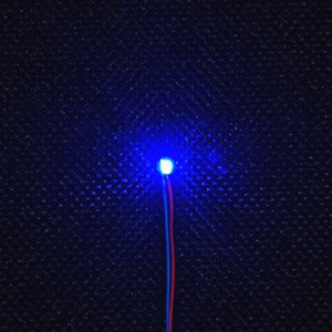 Corded Chip LED Blue (Set of 6) (Material)