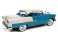1955 シェビー ベル エアー ハードトップ スカイラインブルー/インディアアイボリー (ミニカー) 商品画像2 サムネイル