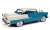 1955 シェビー ベル エアー ハードトップ スカイラインブルー/インディアアイボリー (ミニカー) 商品画像2