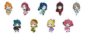 Love Live! Sunshine!! Rubber Starp Collection Love Live! Sunshine!! (Set of 9) (Anime Toy)