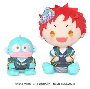 ヒプノシスマイク SANRIO NAKAYOKU EDIT ぬいぐるみセット 波羅夷空却×ハンギョドン (キャラクターグッズ)