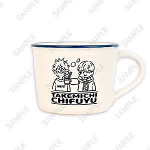 Tokyo Revengers Bees Needs Enamel Style Mug Cup (Takemichi & Chifuyu) (Anime Toy)