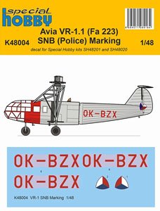 VR-1 SNB Marking Decal (for Special Hobby) (Decal)