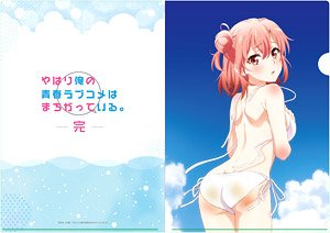 My Teen Romantic Comedy Snafu Climax [Especially Illustrated] Seaside Bikini A4 Clear File Yui (Anime Toy)