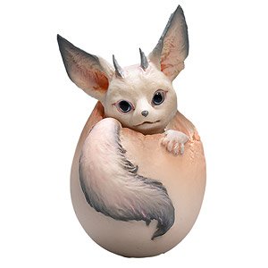 Dragon Egg Series 06 / Fennec Dragon Ver.B Blue | Akinori Takagi (Completed)