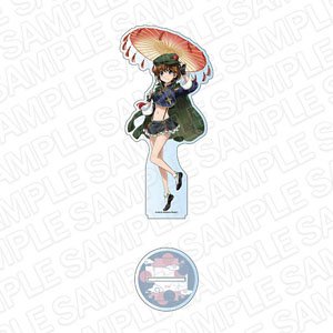 Magical Girl Lyrical Nanoha Big Acrylic Stand Hayate Yagami Chinese Dress (Anime Toy)