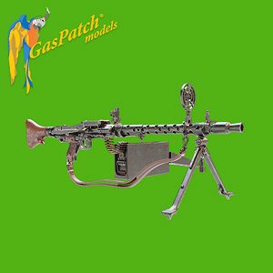 MG 34-41S (Short) with Ammo Belt (Pair) (Plastic model)