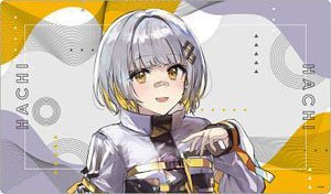 HACHI 緜先生 描き下ろしイラスト HACHI タクティカルファッションver. プレイマット (カードサプライ)