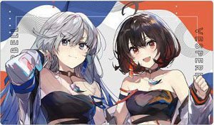 VESPERBELL 緜先生 描き下ろしイラスト VESPERBELL タクティカルファッションver. プレイマット (カードサプライ)