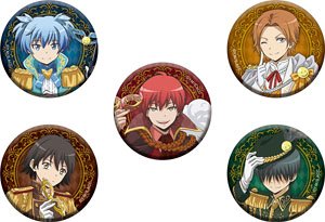 暗殺教室 描き下ろし缶バッジコレクション 仮面舞踏会ver. (5個セット) (キャラクターグッズ)