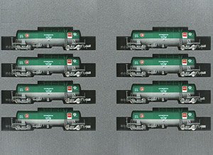 タキ1000 (後期形) 日本石油輸送 ENEOS・エコレールマーク付 8両セット (8両セット) (鉄道模型)