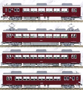 阪急 6300系 (小窓あり) 4両基本セット (基本・4両セット) (鉄道模型)