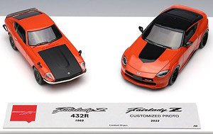 Nissan Fairlady Z Customized Proto & Fairlady Z432R (PS30SB) 1969 Set (Diecast Car)