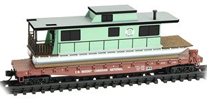 045 00 323 (N) 50` Flat Car, Fishbelly Side, w/Side Mount Brake Wheel CANADIAN NATIONAL RD# CN 665067 (Model Train)
