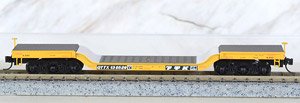 109 00 143 (N) Heavyweight Depressed-Center Flat Car TTX RD# QTTX) 130529 (Model Train)