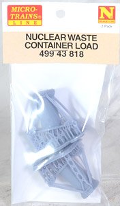 499 43 818 (N) Nuclear Waste Container Load Kit (2 Pieces) (Unassembled Kit) (Model Train)