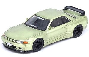 Nissan Skyline GT-R (R32) Pandem Rocket Bunny Millennium Jade (Diecast Car)