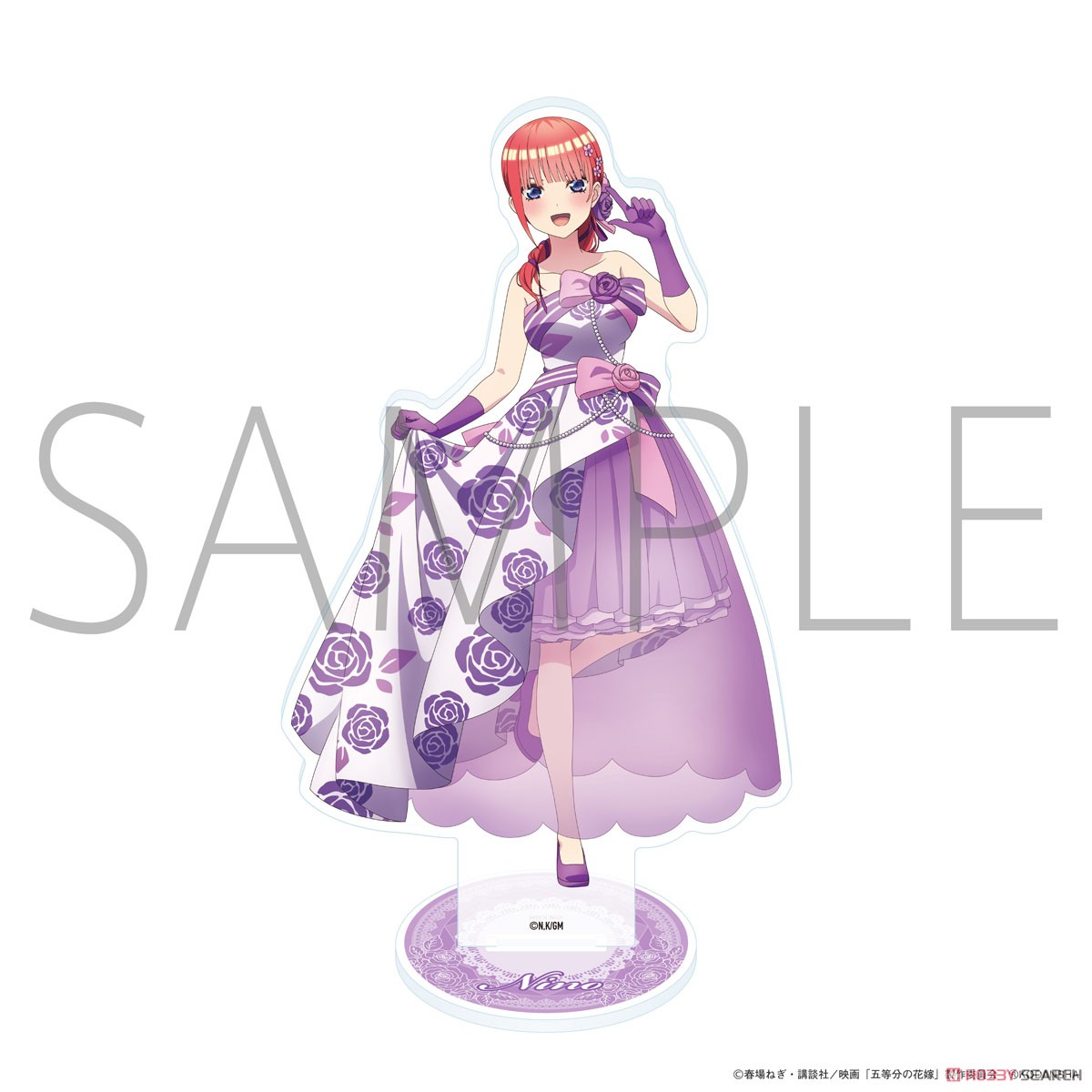 映画 五等分の花嫁 披露宴 アクリルスタンド 中野二乃 (キャラクターグッズ) 商品画像1