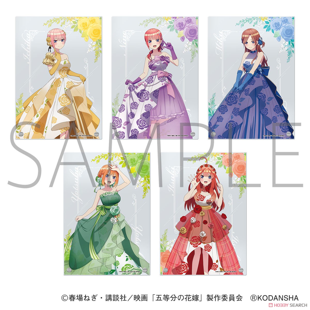 映画 五等分の花嫁 披露宴 アクリルパネル 中野五月 (キャラクターグッズ) その他の画像1