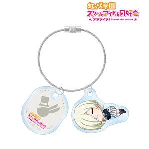 Love Live! Nijigasaki High School School Idol Club Mia Taylor Chibikoro Twin Wire Acrylic Key Ring (Anime Toy)