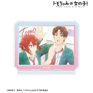 TV Animation [Tomo-chan Is a Girl!] Tomo Aizawa & Junichiro Kubota Big  Acrylic Stand (Anime Toy) - HobbySearch Anime Goods Store