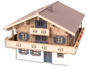 63405 (N) Laser Cut Guest House `Edelweiss` (Unassembled Kit) (Model Train)