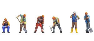 35050 (N) 3D Construction Workers (Model Train)