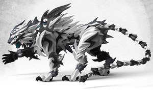 FX-7800M Classic of Mountains and Seas Series Ink Tiger (Plastic model)