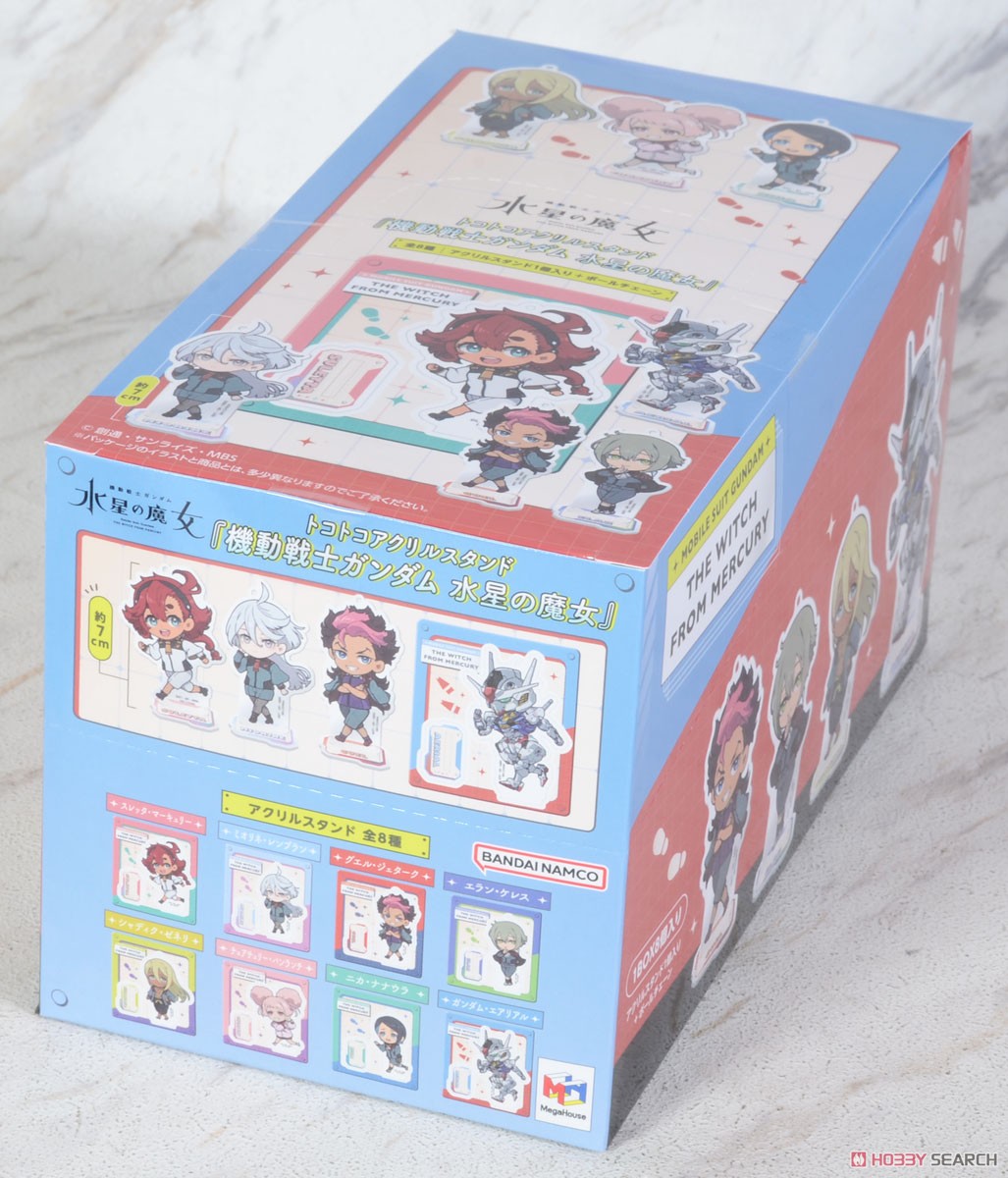 Tokotoko Acrylic Stand [Mobile Suit Gundam: The Witch from Mercury] (Set of 8) (Anime Toy) パッケージ1