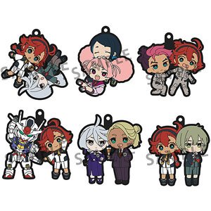 Rubber Mascot Buddy-Colle [Mobile Suit Gundam: The Witch from Mercury] (Set of 6) (Anime Toy)