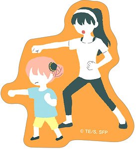 Spy x Family Sticker Yuru-Palette Anya & Yor (Anime Toy)