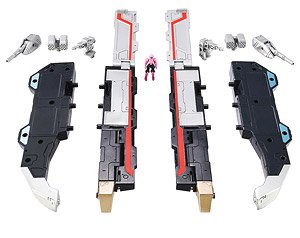 Diaclone DA-99 Ground Dion Reinforced Unit B: Impulse Angle/Extension Deck Set (Completed)