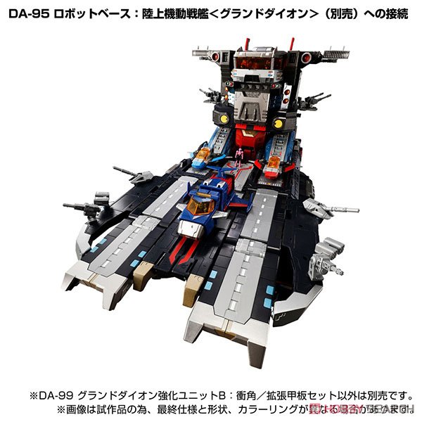 Diaclone DA-99 Ground Dion Reinforced Unit B: Impulse Angle/Extension Deck Set (Completed) Other picture6
